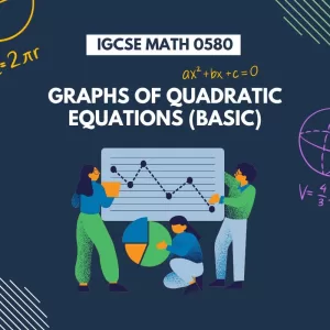 Graphs of Quadratic Equations Worksheet