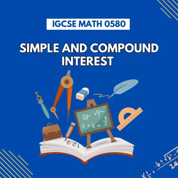 IGCSE Math 0580 Compound Interest Worksheets